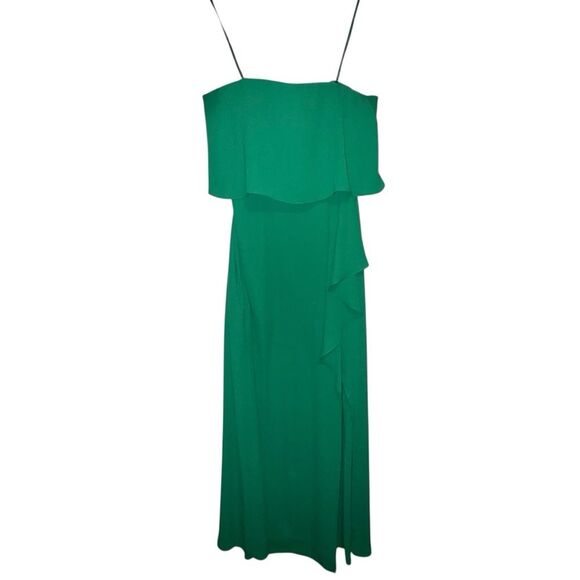 BCBG Strapless Green Felicity Dress BCBG Strapless Green Felicity Dress